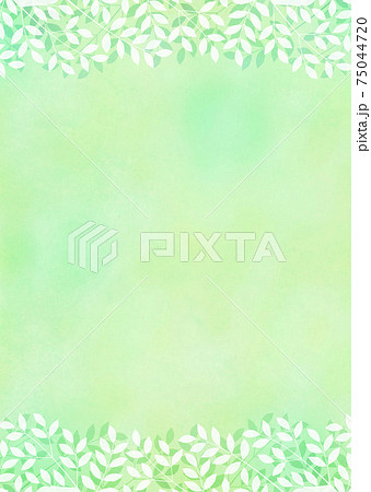 背景素材 木の葉 新緑 若葉のイラスト素材