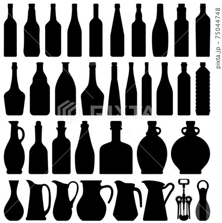 Wine Beer Bottle.  75044748