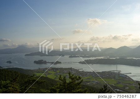 風景 海 都市 75046287