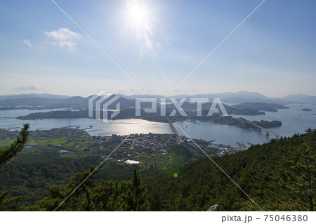 山 風景 海 75046380