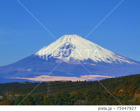 三島市から見た富士山 75047927