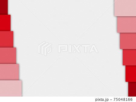 赤色の紙を重ねた抽象背景イラスト No 01のイラスト素材