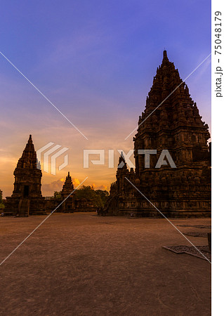 Prambanan temple near Yogyakarta on Java island - Indonesia 75048179