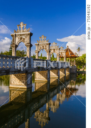 Water Palace Taman Ujung in Bali Island Indonesia 75048192