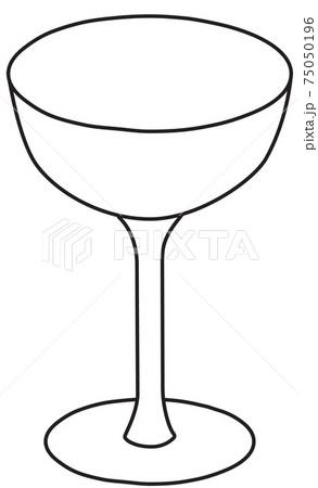 Stylish hand-drawn doodle cartoon style cope martini margarita cocktail glass vector illustration. For party card, invitations, posters, bar menu or alcohol cook book recipe Stylish hand-drawn doodle cartoon style cope martini margarita cocktail glass vector illustration. For party card, invitations, posters, bar menu or alcohol cook book recipe 75050196