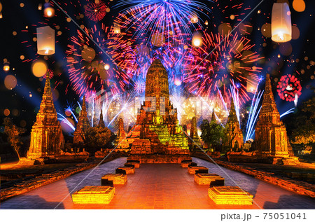 Loy Krathong Festival Ayutthaya Loy Krathong Festival Ayutthaya 75051041