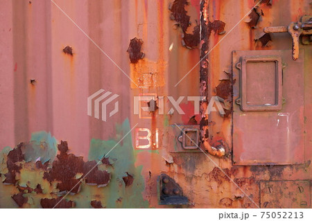 錆びたコンテナ 錆びたコンテナ 75052213