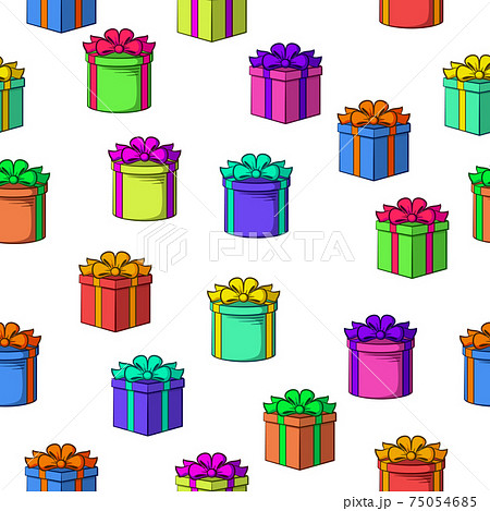 Seamless with Gift Boxes 75054685