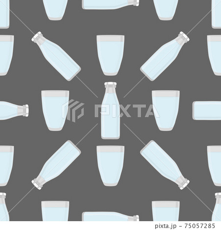 Illustration on theme colored set identical types glass cups Illustration on theme colored set identical types glass cups 75057285