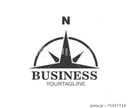 Compass Logo Template vector icon illustration 75057719