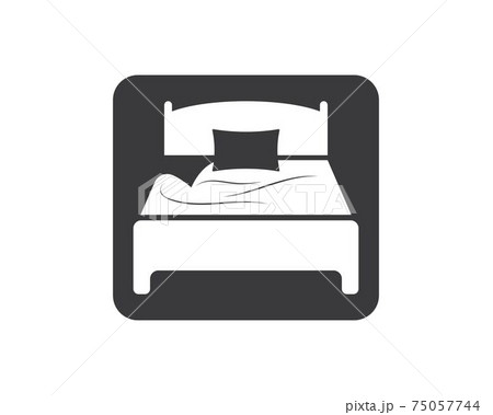 bed icon vector illustration design 75057744