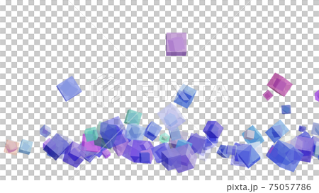 CG立方體裡面有大量滾動立方體的雙重結構立方體 75057786