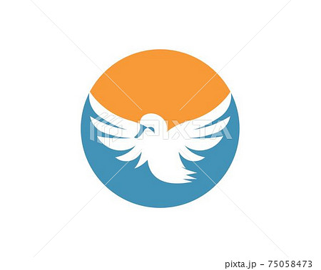 Swan logo Template vector illustration Swan logo Template vector illustration 75058473
