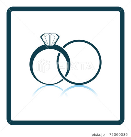 Wedding Rings Icon Wedding Rings Icon 75060086