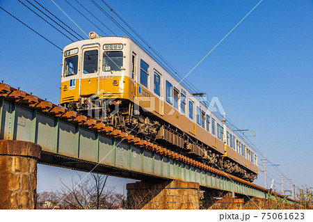 ことでん1080形(元京急1000形)香東川橋梁 75061623