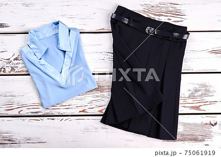 Beautiful set of school clothes for girl. Beautiful set of school clothes for girl. 75061919