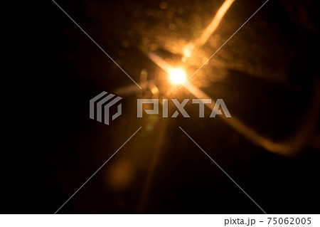 Abstract Natural Sun flare on the black 75062005