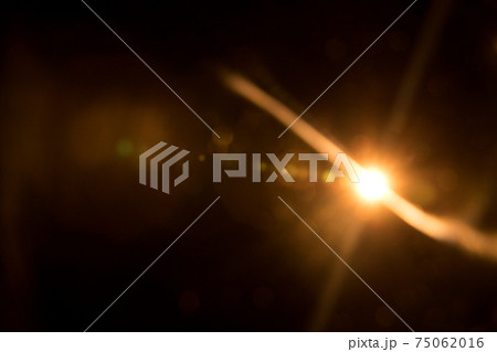 Abstract Natural Sun flare on the black 75062016