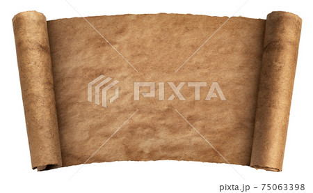 Vintage paper texture, old parchment isolated on white background Vintage paper texture, old parchment isolated on white background 75063398