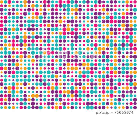 Pattern with colorful circles, seamless background Pattern with colorful circles, seamless background 75065974