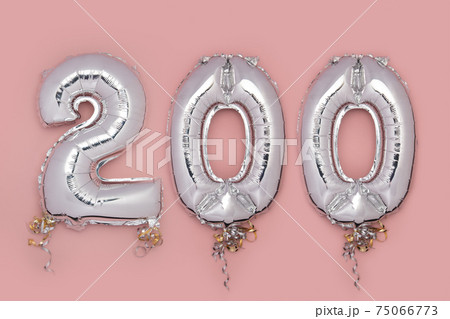 Balloon Bunting for celebration Happy 200th Anniversary 75066773