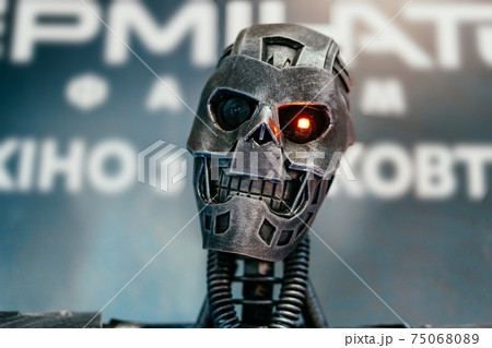 Kiev, Ukraine - June 2, 2019: Kiev Comic Con, the annual fandom festival in Kiev, Ukraine. Comic Con Festival. Cosplayers in costumes their favourite superheroes. Cosplay Marvel, Avengers, Anime, DC 75068089