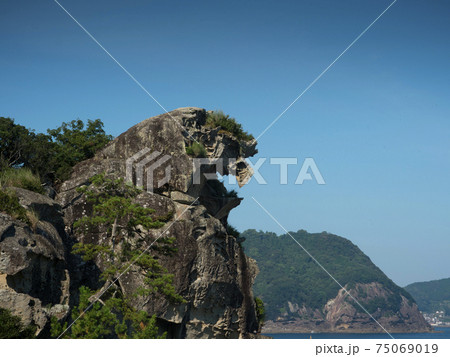 三重県　熊野市　獅子岩 75069019