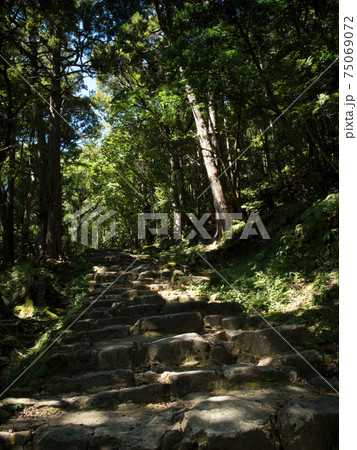 和歌山県　新宮市　神倉神社　石段 75069072