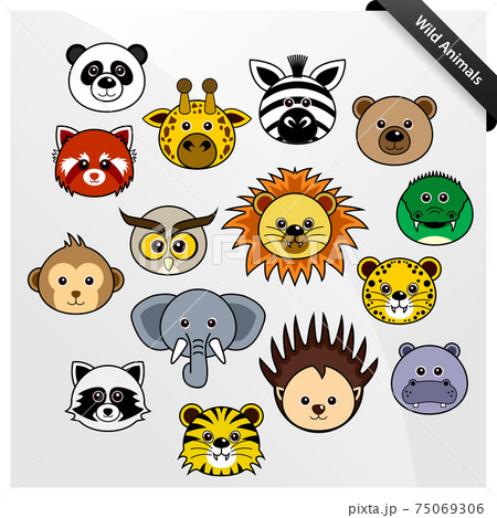 Wildlife Animal Cute Cartoon. Wildlife Animal Cute Cartoon. 75069306