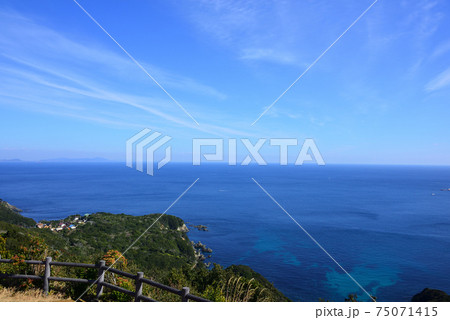 三重県伊勢志摩 パールロードからの眺め 三重県伊勢志摩 パールロードからの眺め 75071415