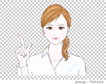 白襯衫指向的女人 白襯衫指向的女人 75071420
