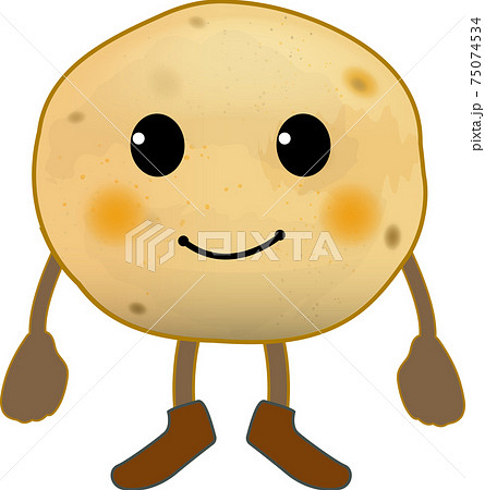Cute potato character - Stock Illustration [75074534] - PIXTA