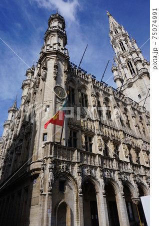 ベルギーのグランプラス等の街並み ベルギーのグランプラス等の街並み 75074991