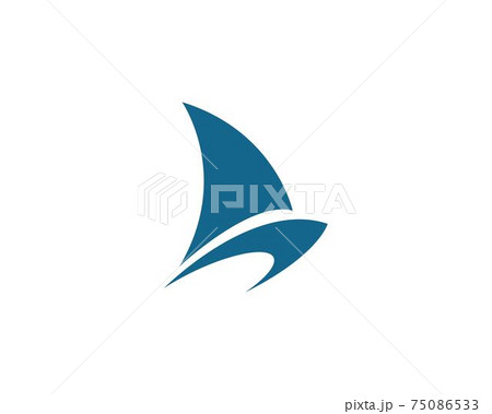 Sailing boat logo 75086533