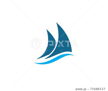 Sailing boat logo Sailing boat logo 75086537