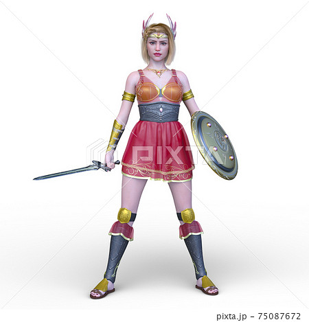 戦う女戦士 75087672
