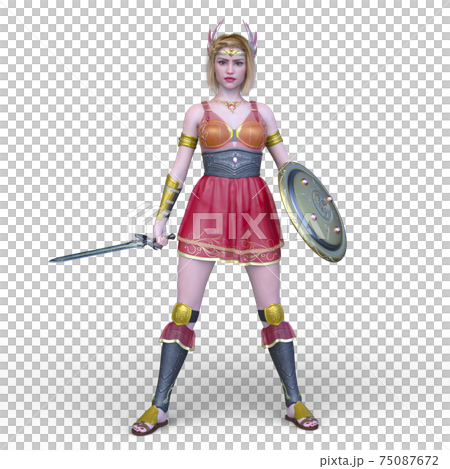 戦う女戦士 75087672