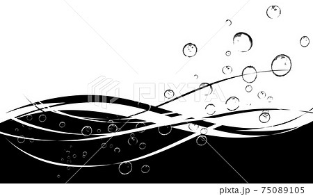水流 水滴 テクスチャー 水流 水滴 テクスチャー 75089105