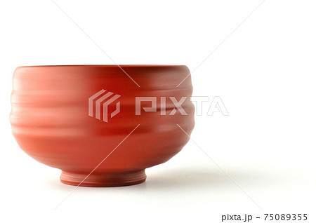 常滑焼朱泥の抹茶茶碗 常滑焼朱泥の抹茶茶碗 75089355