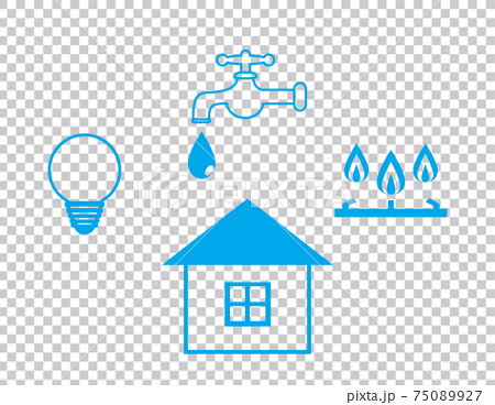 Electricity from water design flat Royalty Free Vector Image
