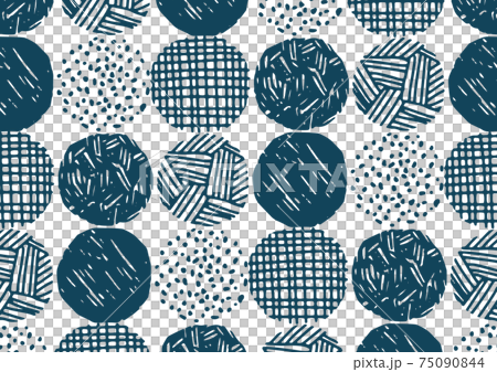 斯堪的納維亞風格簡單的圓形圖案背景 75090844