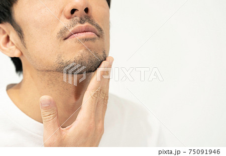 無精髭　ヒゲ　メンズエステ 75091946