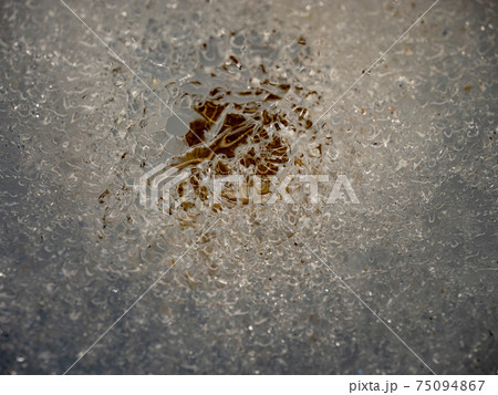 Shinning sun in ice hole. Breaking Icebergs and melting glacier Shinning sun in ice hole. Breaking Icebergs and melting glacier 75094867