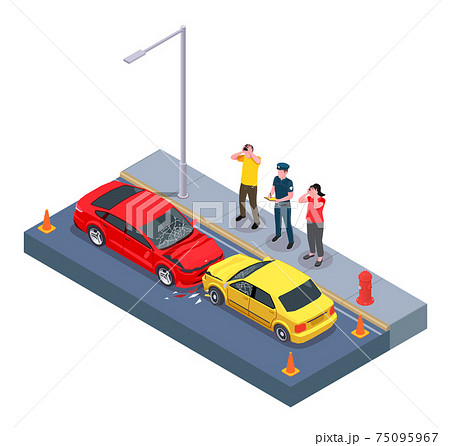 Car Owners Crash Composition 75095967