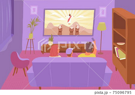 TV Religion Flat Composition 75096795