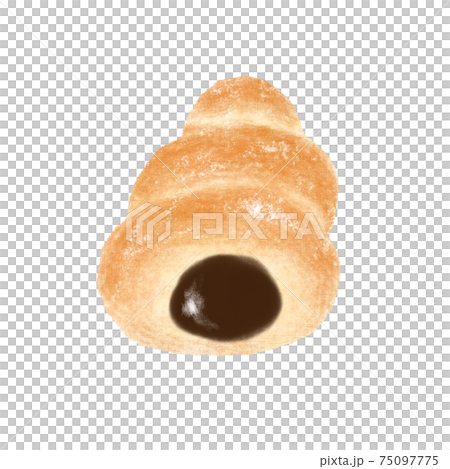 Round and round chocolate cornet 75097775