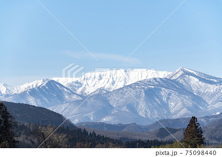 冬の蔵王山 冬の蔵王山 75098440