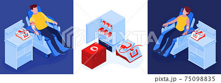 Blood Donor Isometric Concept 75098835