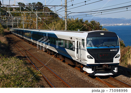 海岸線を行く特急踊り子（リニュアール車両） 75098996