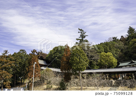 吉備津神社　廻廊　岡山県岡山市 75099128